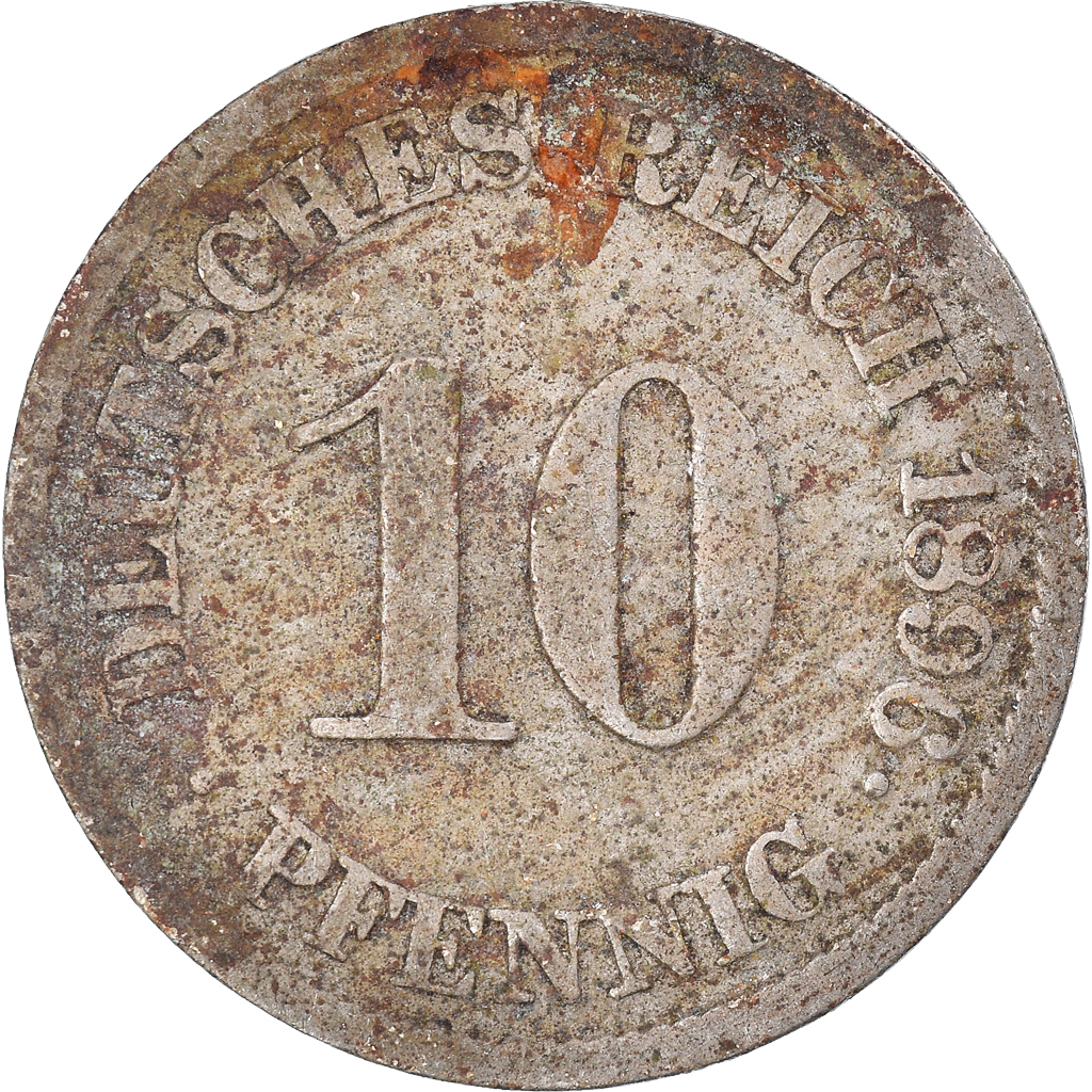 Coin, GERMANY - EMPIRE, 10 Pfennig, 1896