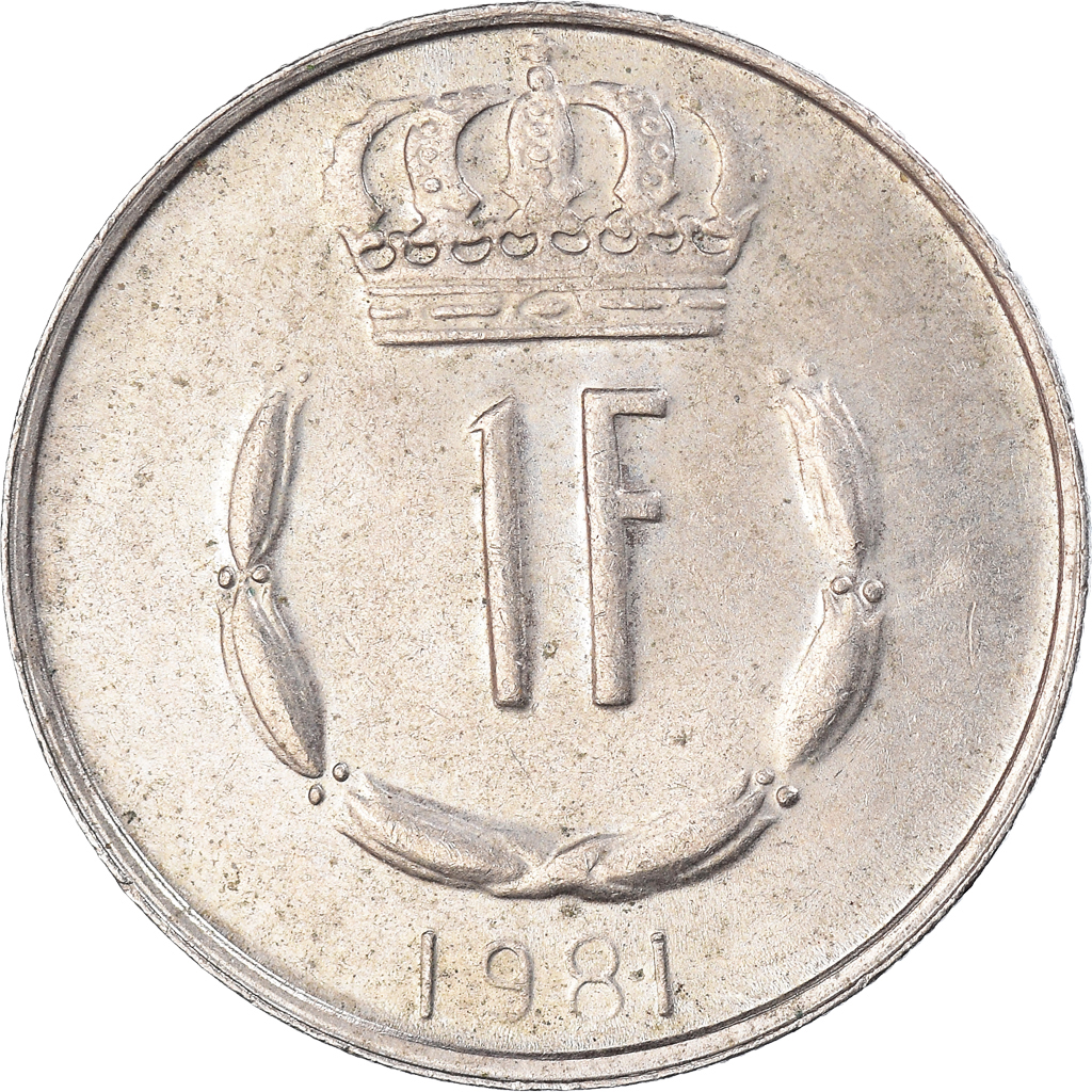 Moneda, Luxemburgo, Franc, 1981
