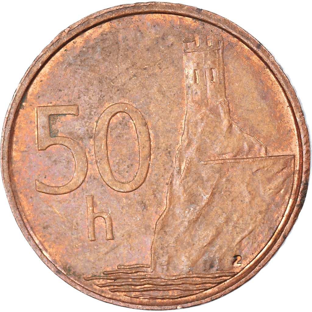 Moneda, Eslovaquia, 50 Halierov, 2003