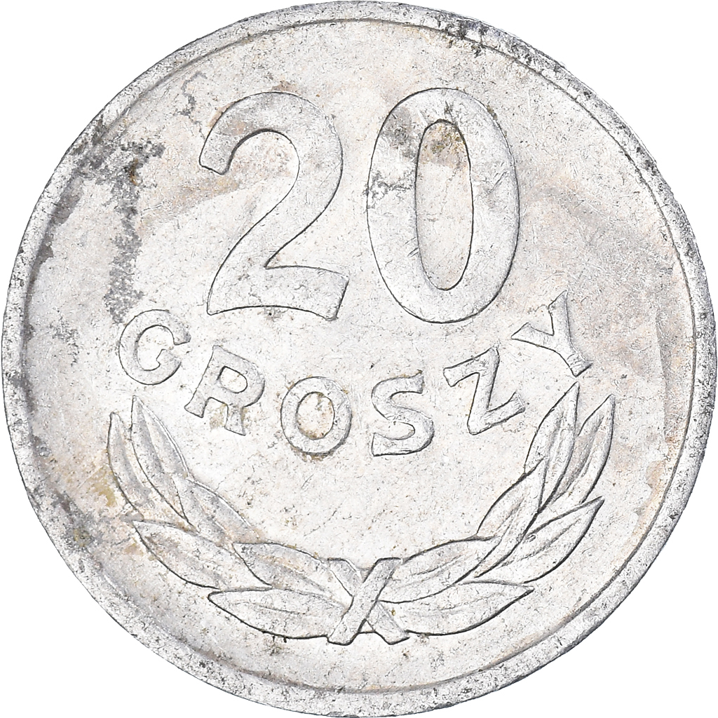 Coin, Poland, 20 Groszy, 1978