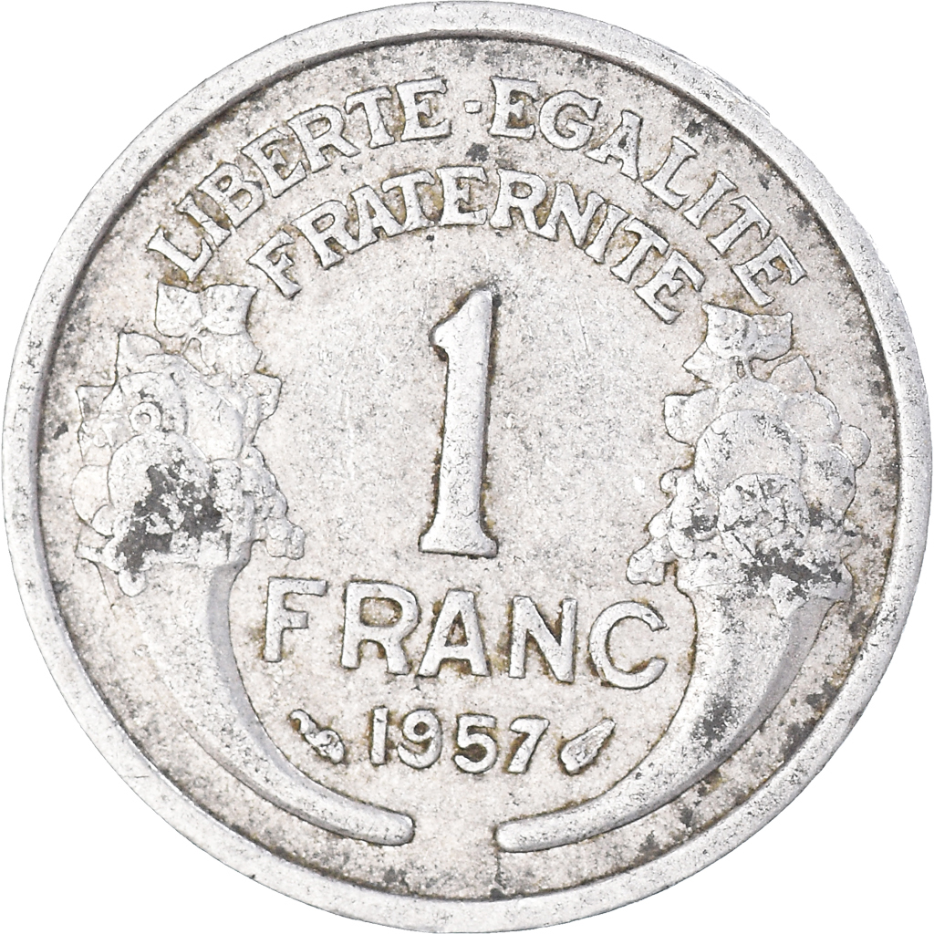 Moneda, Francia, 1 Franc, 1957