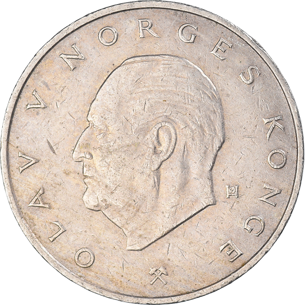 Moneda, Noruega, 5 Kroner, 1974