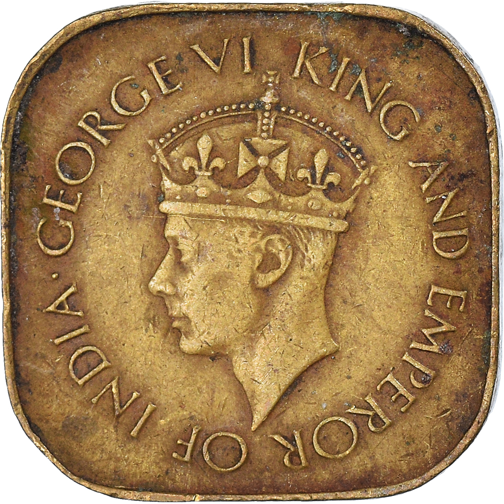 Moneda, Ceilán, 5 Cents, 1942