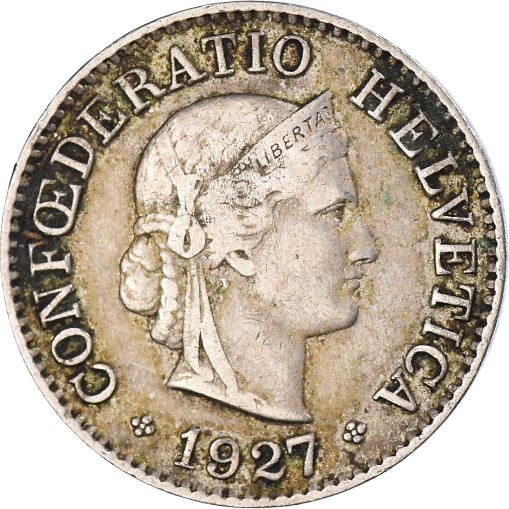 Coin, Switzerland, 5 Rappen, 1927