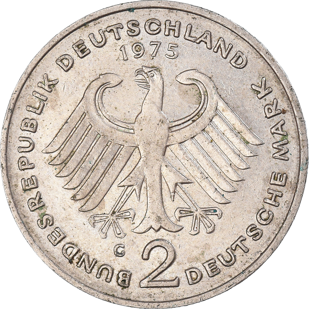 Coin, GERMANY - FEDERAL REPUBLIC, 2 Mark, 1975