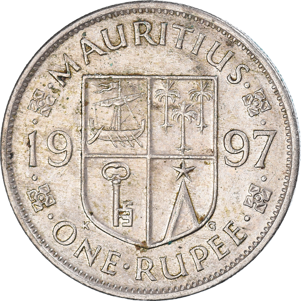 Moneda, Mauricio, Rupee, 1997