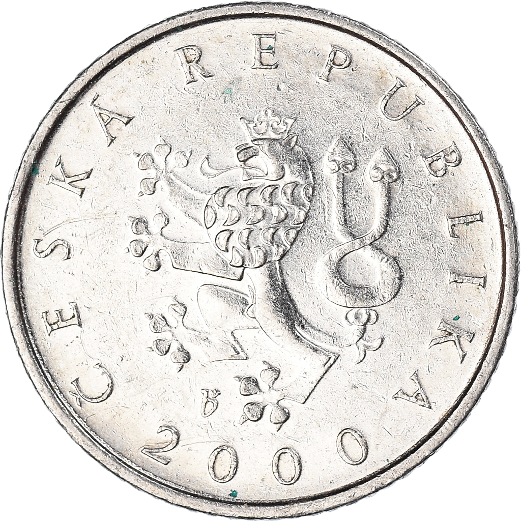 Coin, Czech Republic, Koruna, 2000 | European Coins