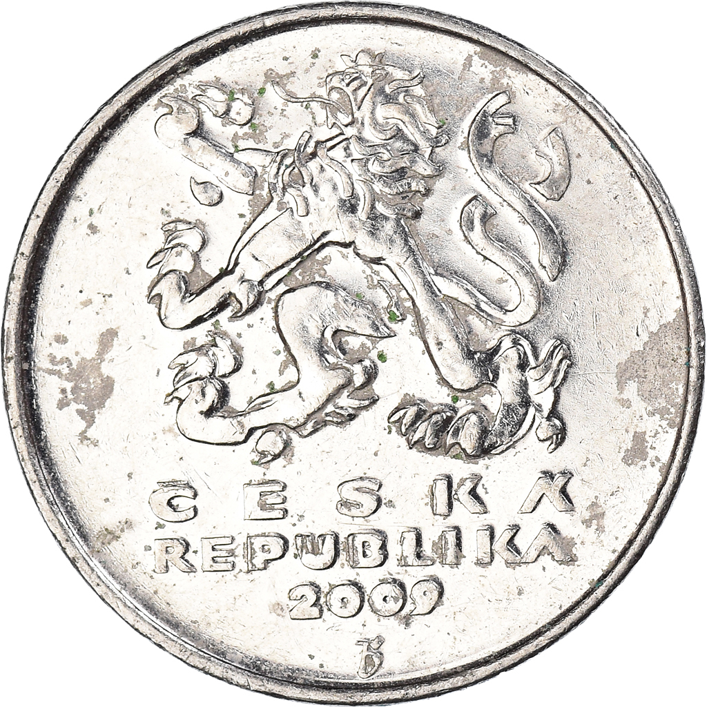Moneda, República Checa, 5 Korun, 2009