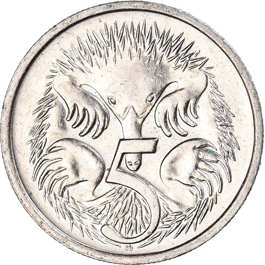 Moneda, Australia, 5 Cents, 1994