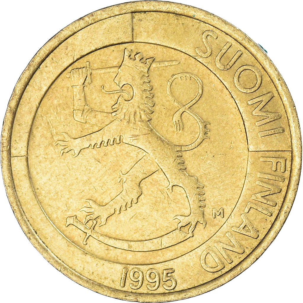 Moneda, Finlandia, Markka, 1995