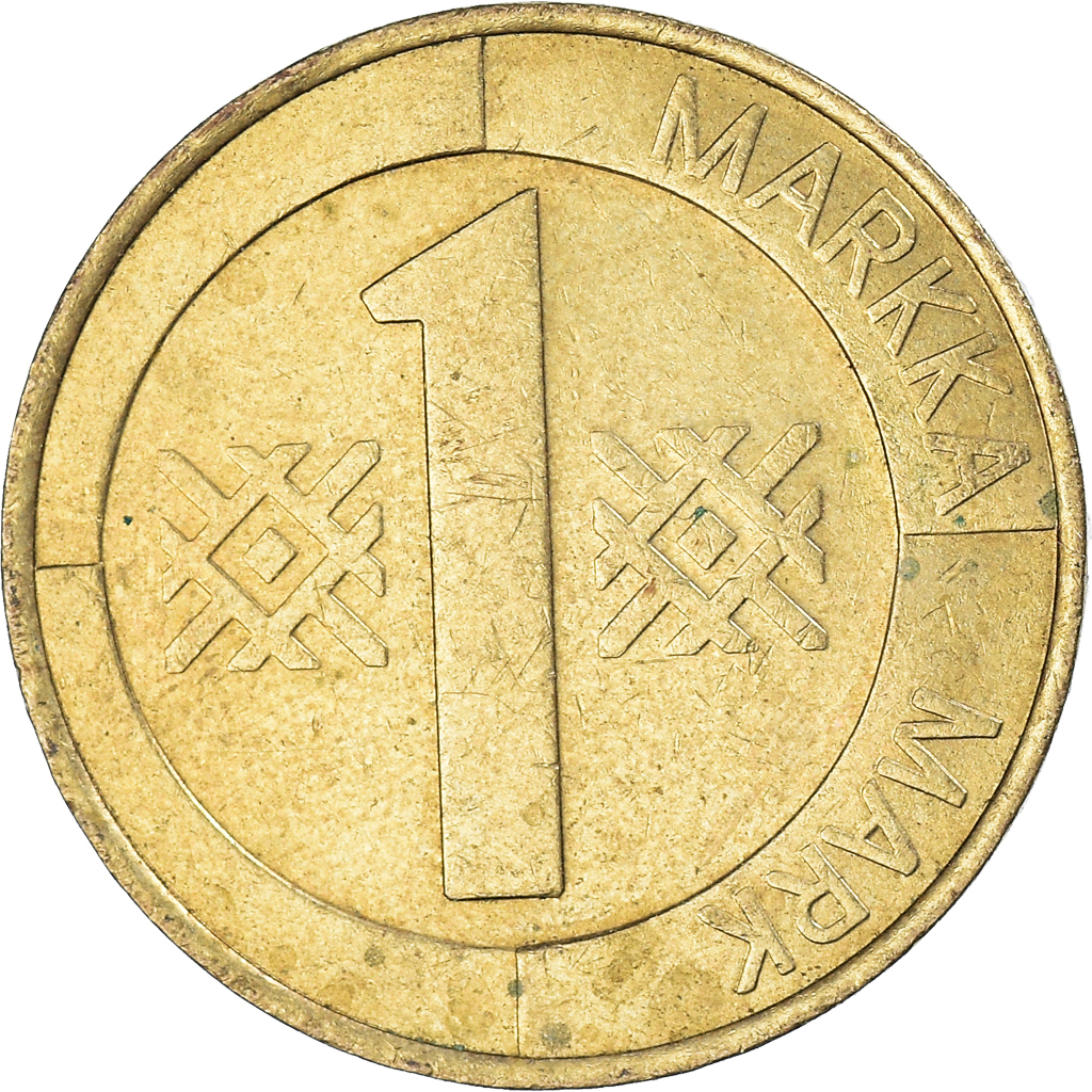 Moneda, Finlandia, Markka, 1995