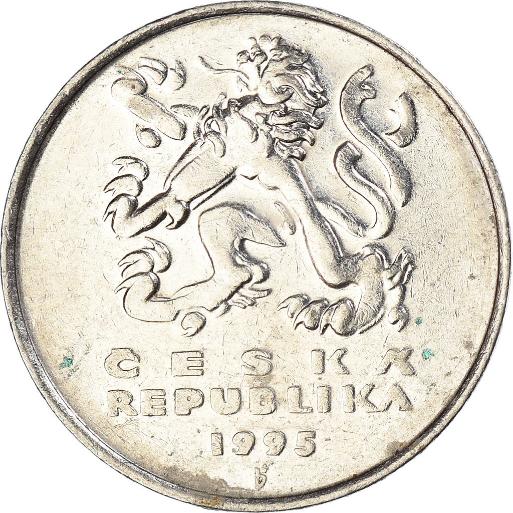 Coin, Czech Republic, 5 Korun, 1995