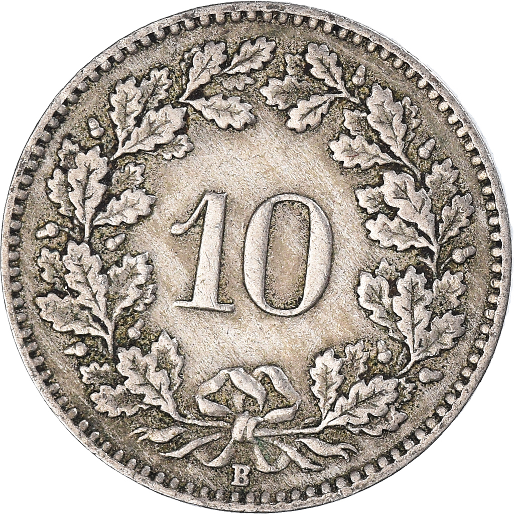 Coin, Switzerland, 10 Rappen, 1922