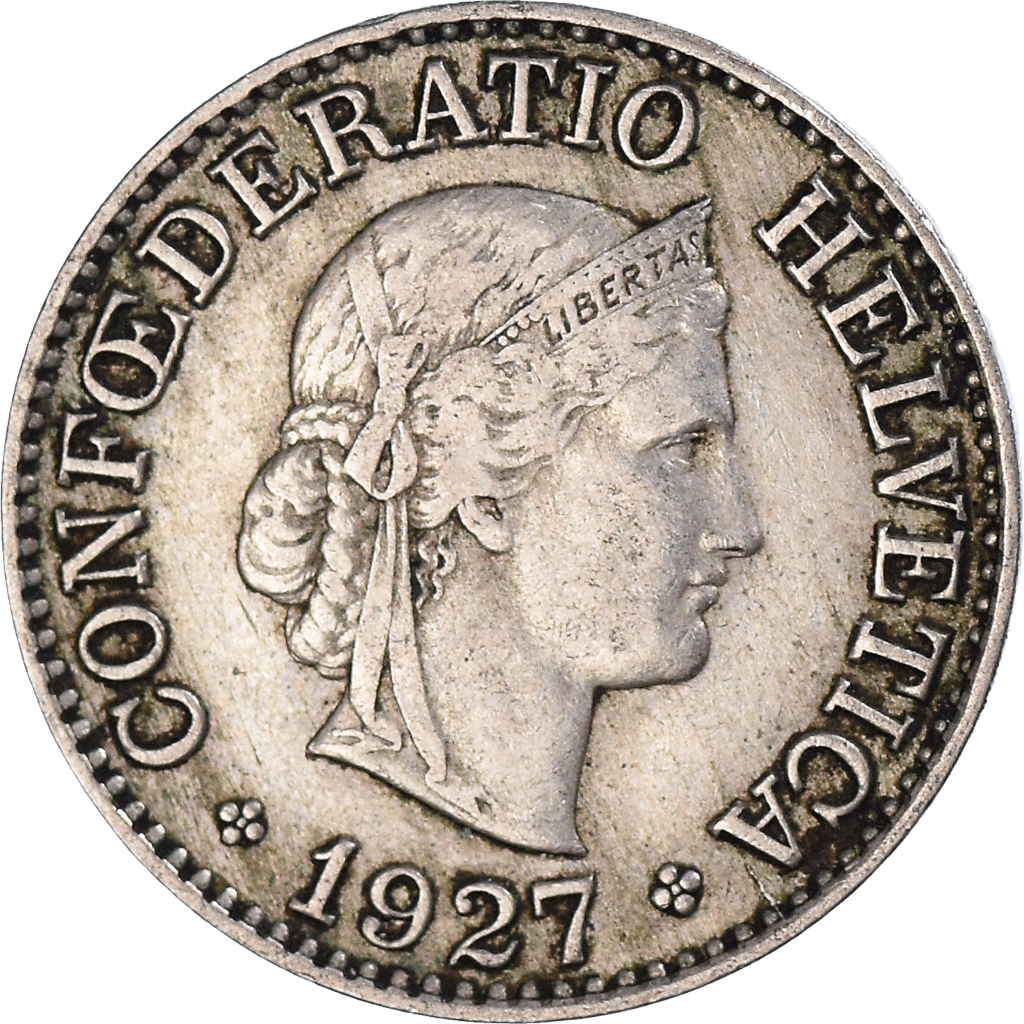 Coin, Switzerland, 10 Rappen, 1927
