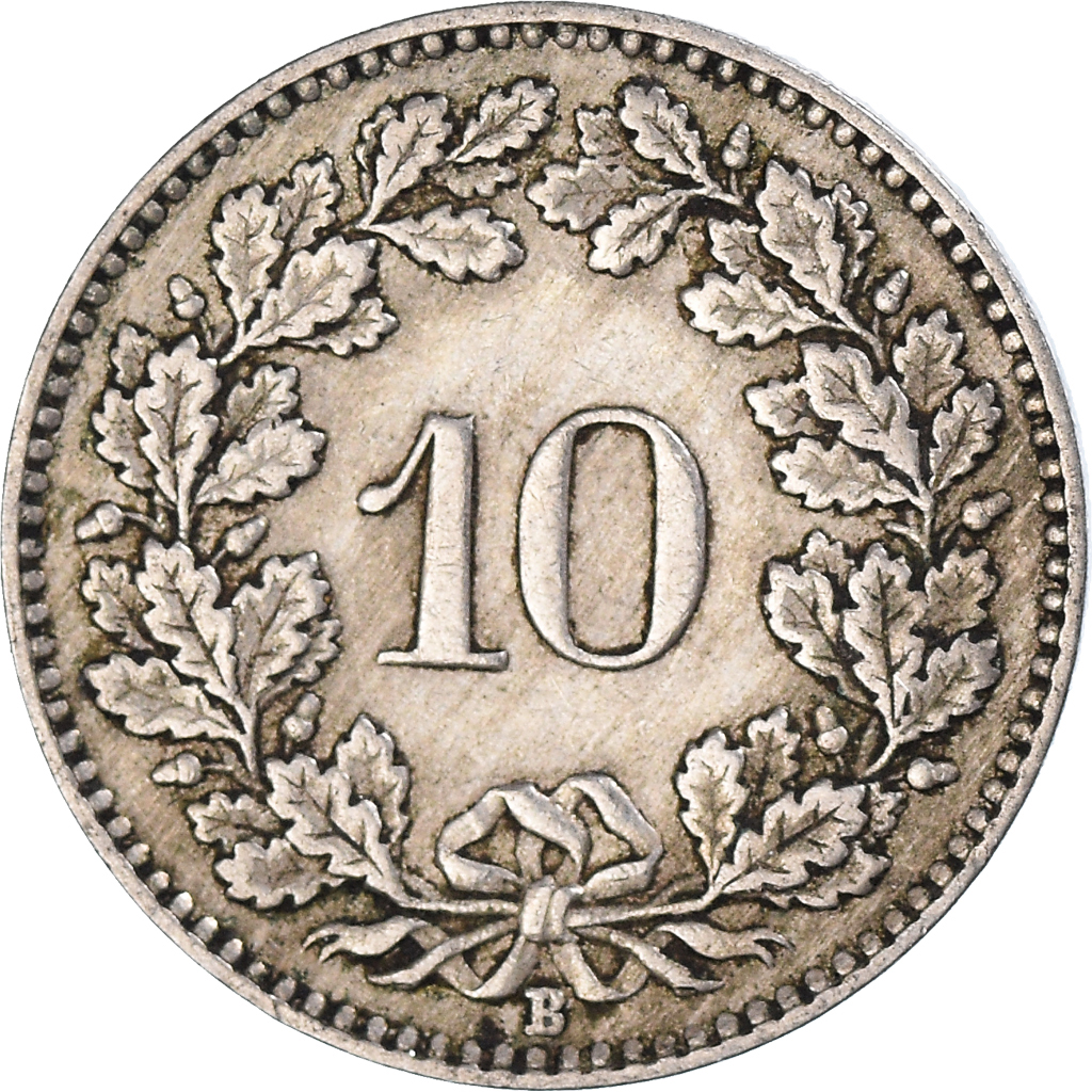 Coin, Switzerland, 10 Rappen, 1927