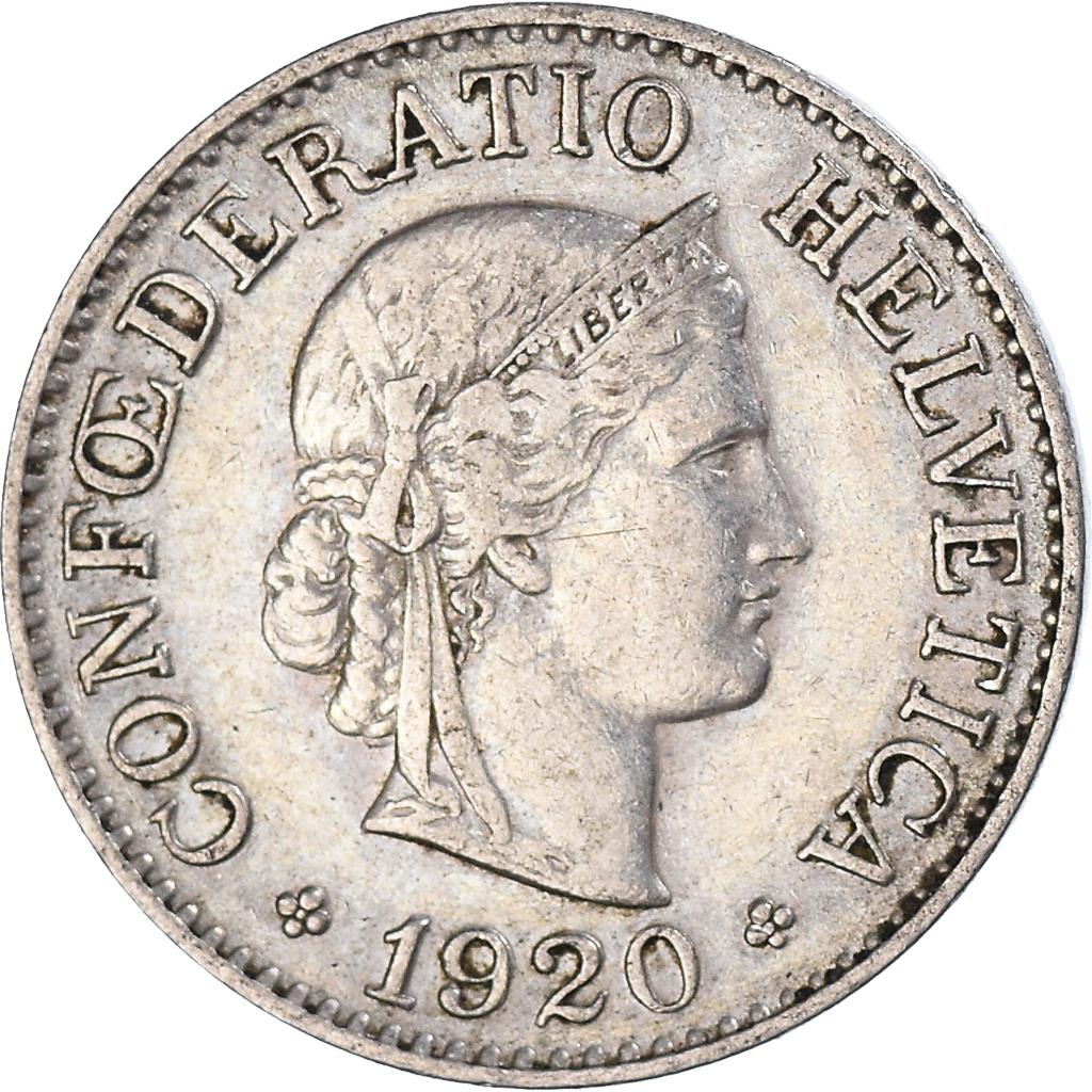 Coin, Switzerland, 10 Rappen, 1920