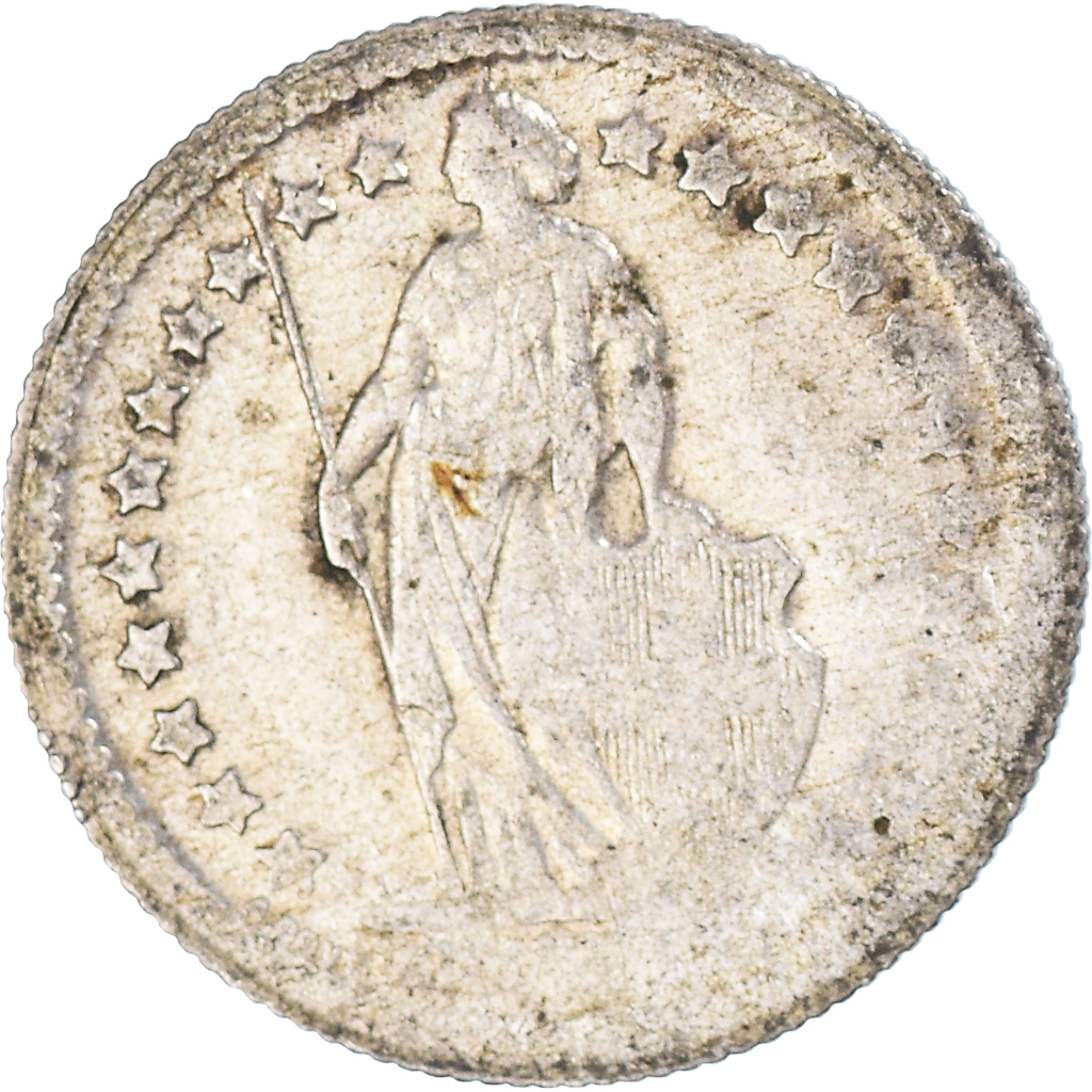 Moneda, Suiza, 1/2 Franc, 1960