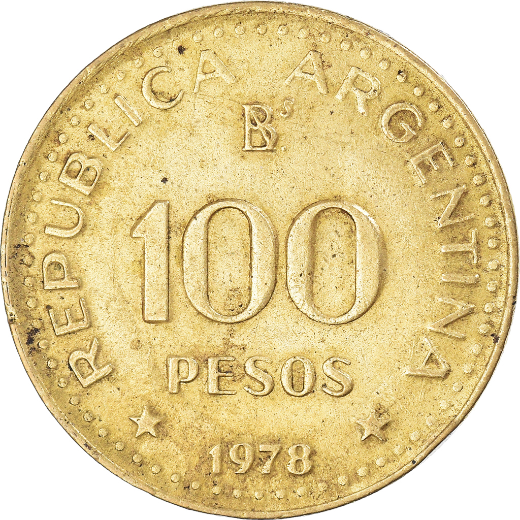 Coin, Argentina, 100 Pesos, 1978