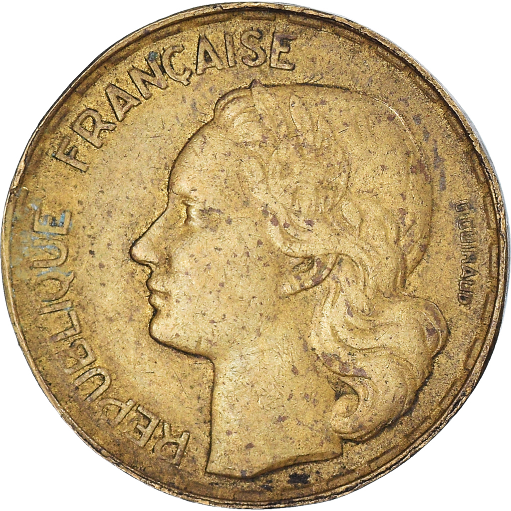 Moneda, Francia, 10 Francs, 1958