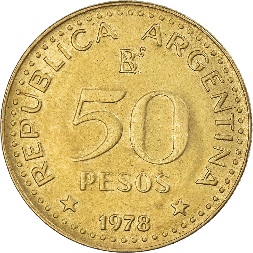 Coin, Argentina, 50 Pesos, 1978
