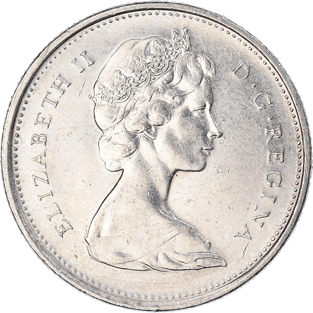 Coin, Canada, 25 Cents, 1977