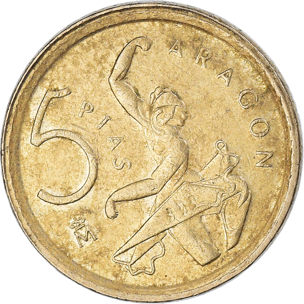 Moneda, España, 5 Pesetas, 1994