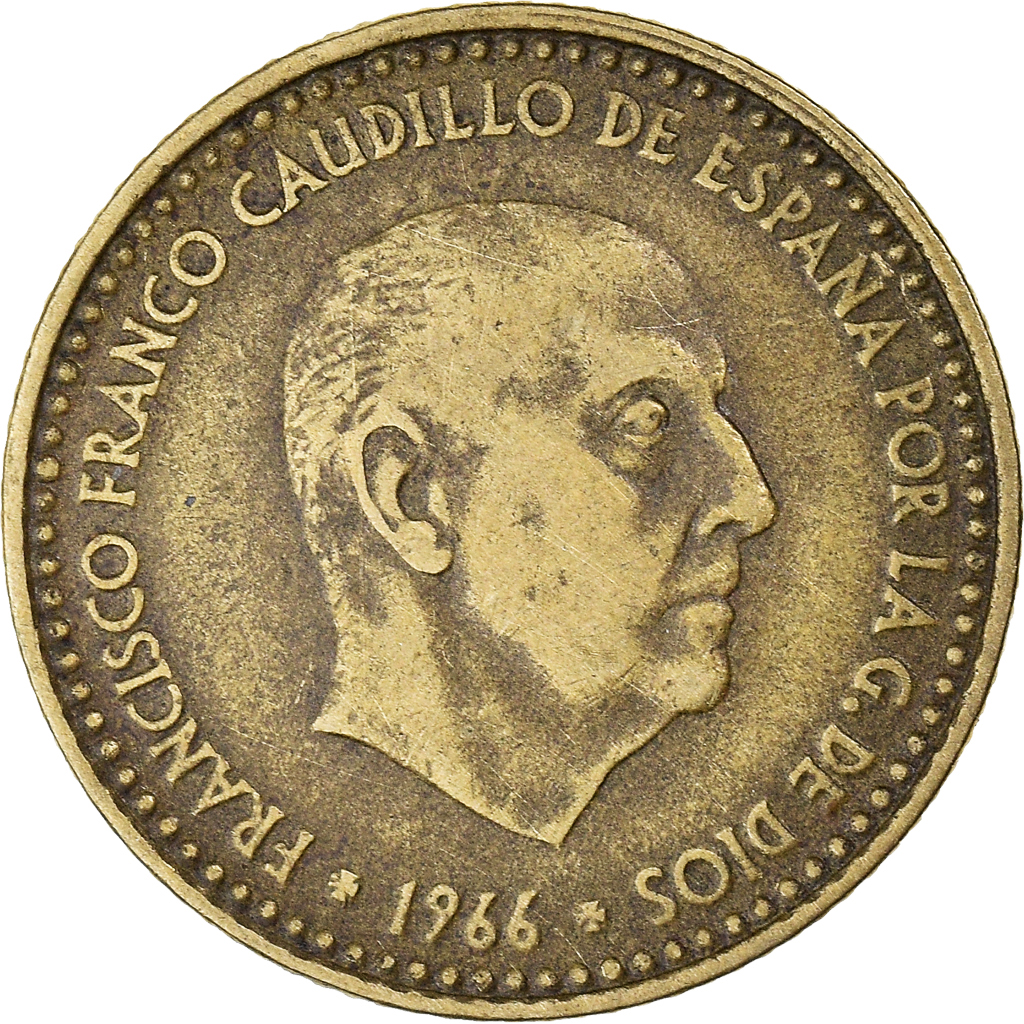 Moneda, España, Peseta, 1966-67