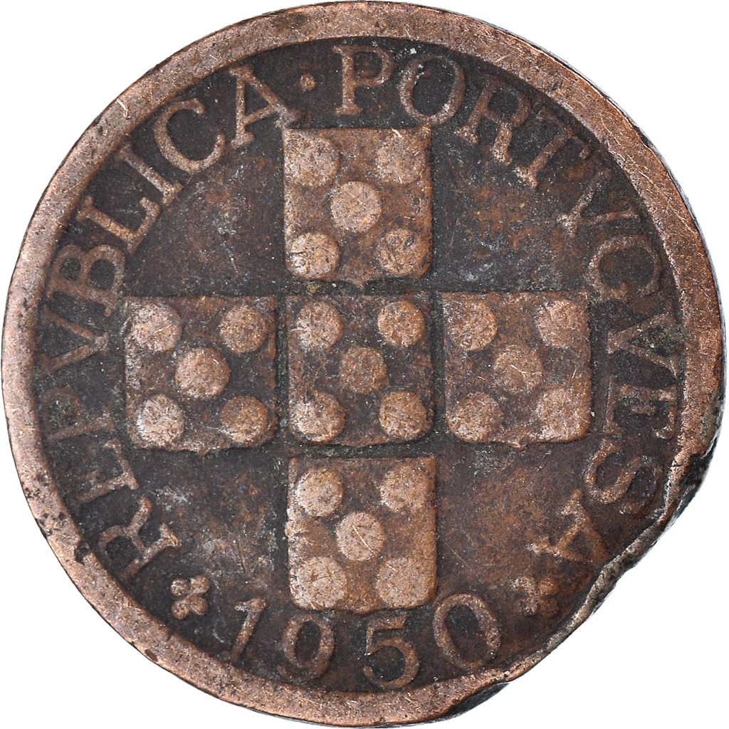 Moneda, Portugal, 10 Centavos, 1950