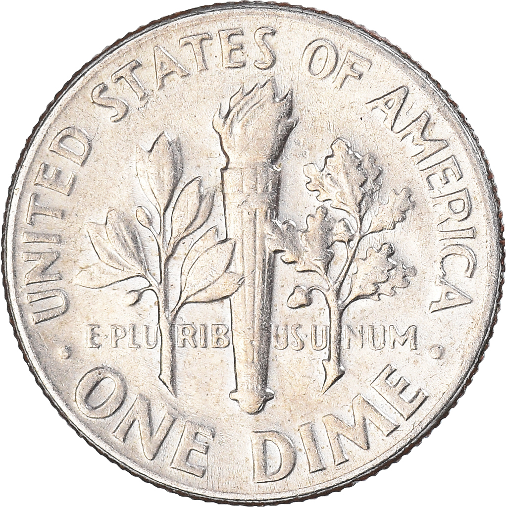 Moneda, Estados Unidos, Dime, 1974