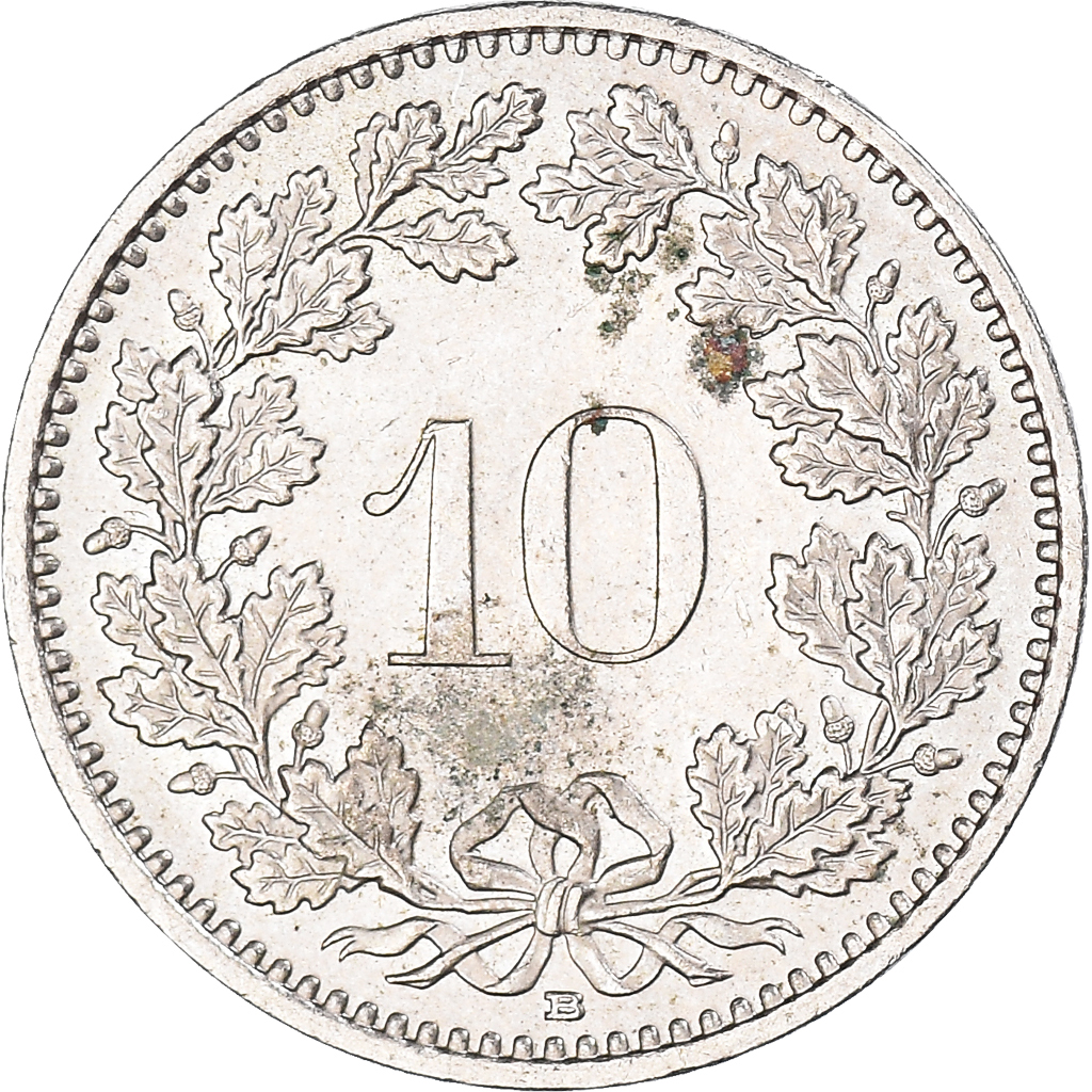 Moneda, Suiza, 10 Rappen, 2005