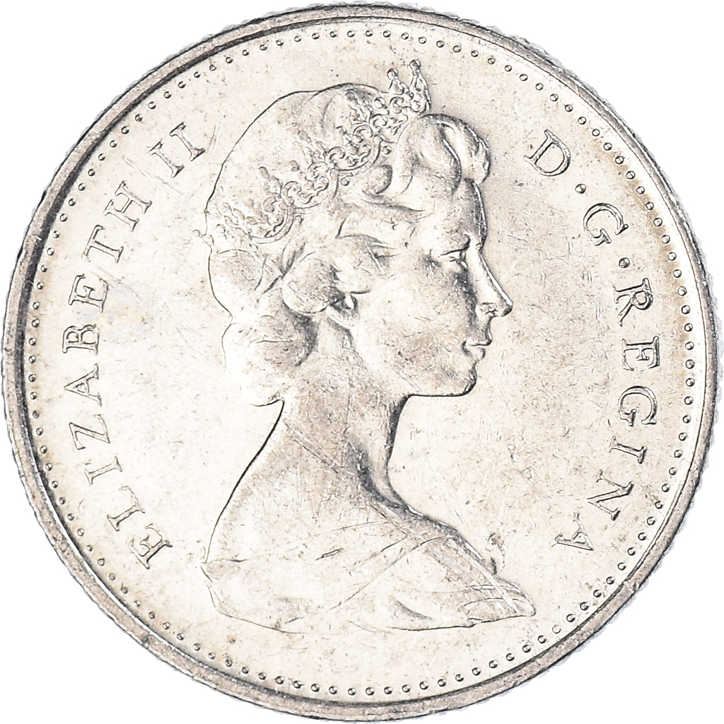 Moneda, Canadá, 10 Cents, 1976
