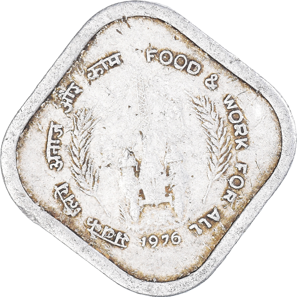 Coin, INDIA-REPUBLIC, 5 Paise, 1976