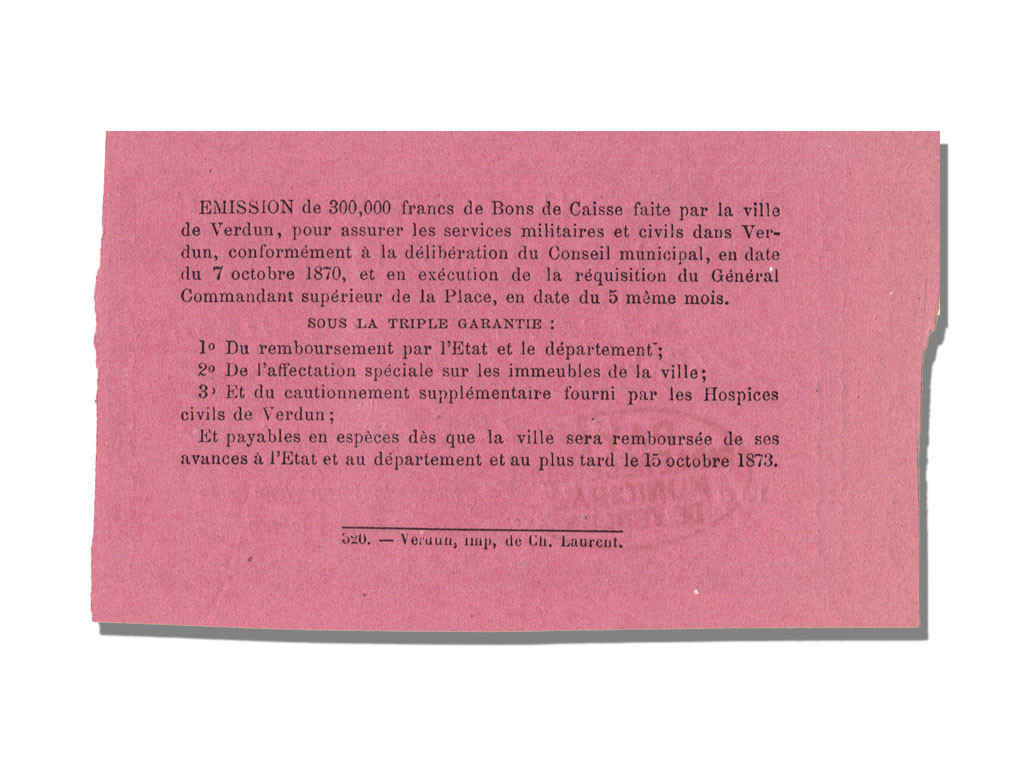 Banknote, 5 Francs, 1870, France, UNC(65-70)