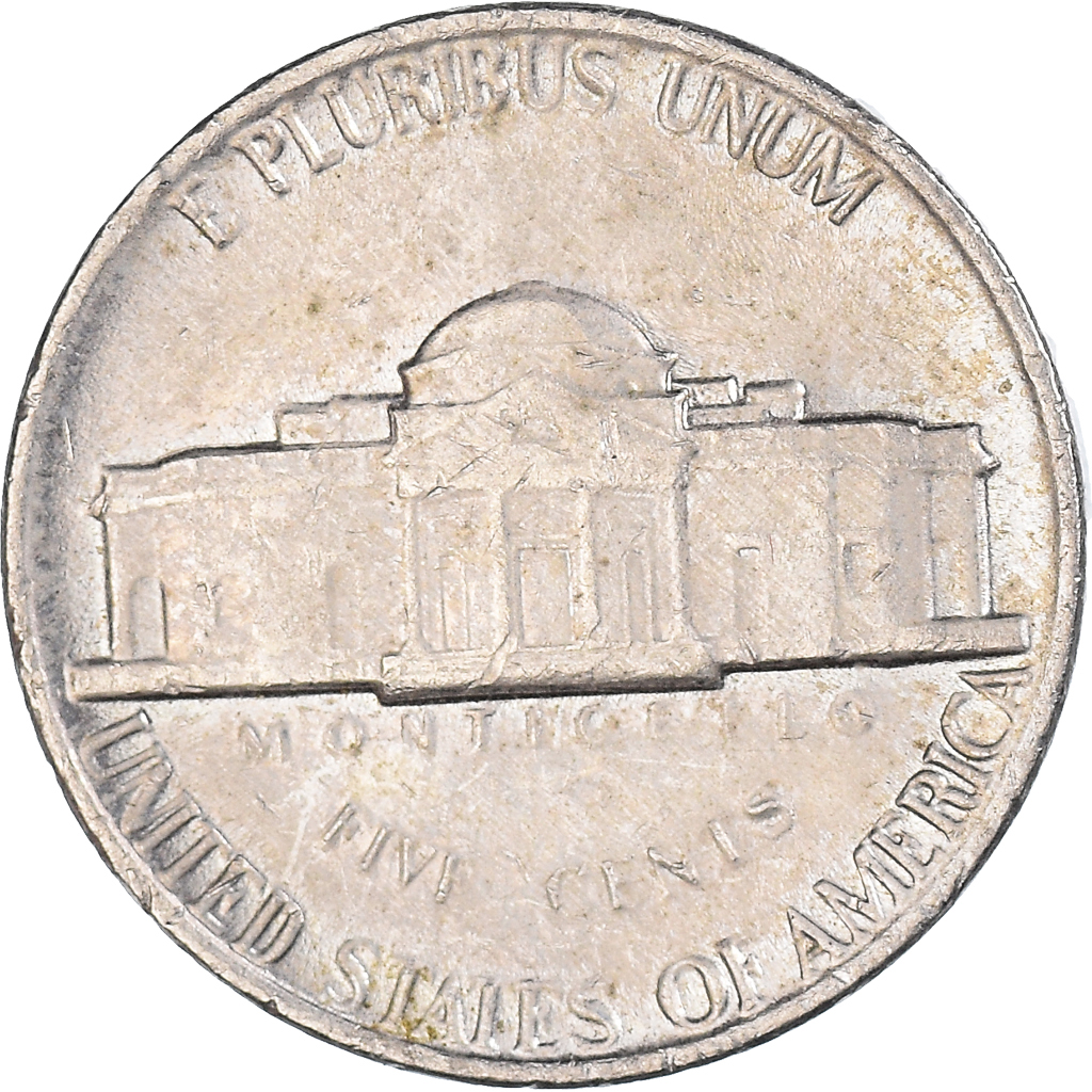 Moneda, Estados Unidos, 5 Cents, 1981