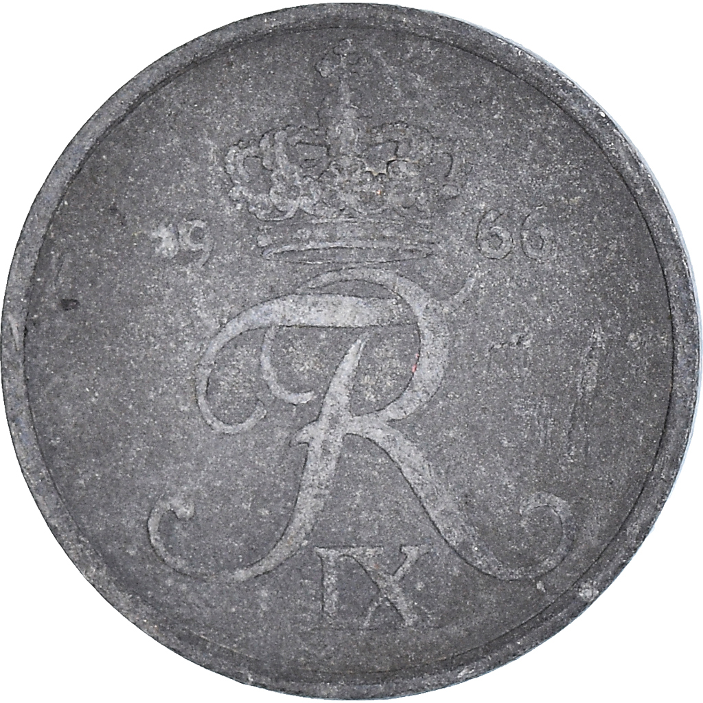 Moneda, Dinamarca, Ore, 1966