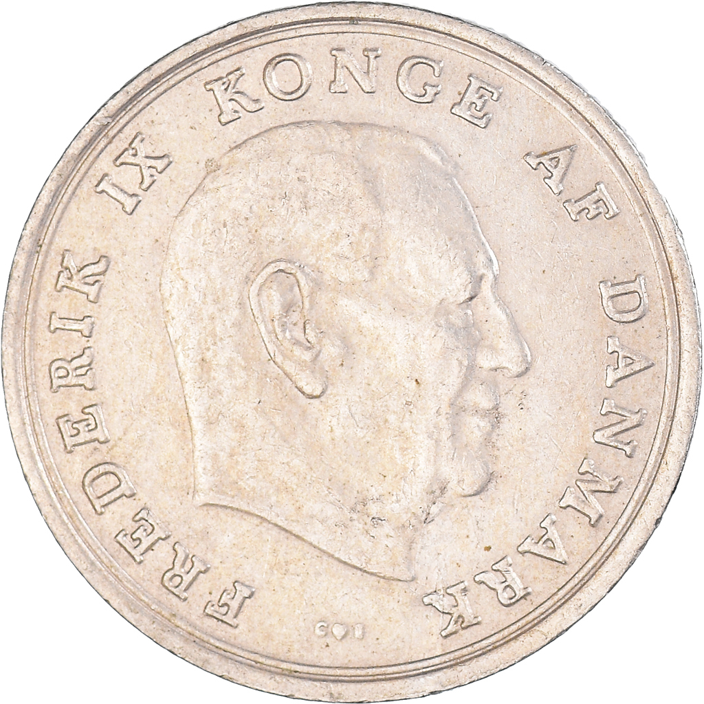 Moneda, Dinamarca, Krone, 1971