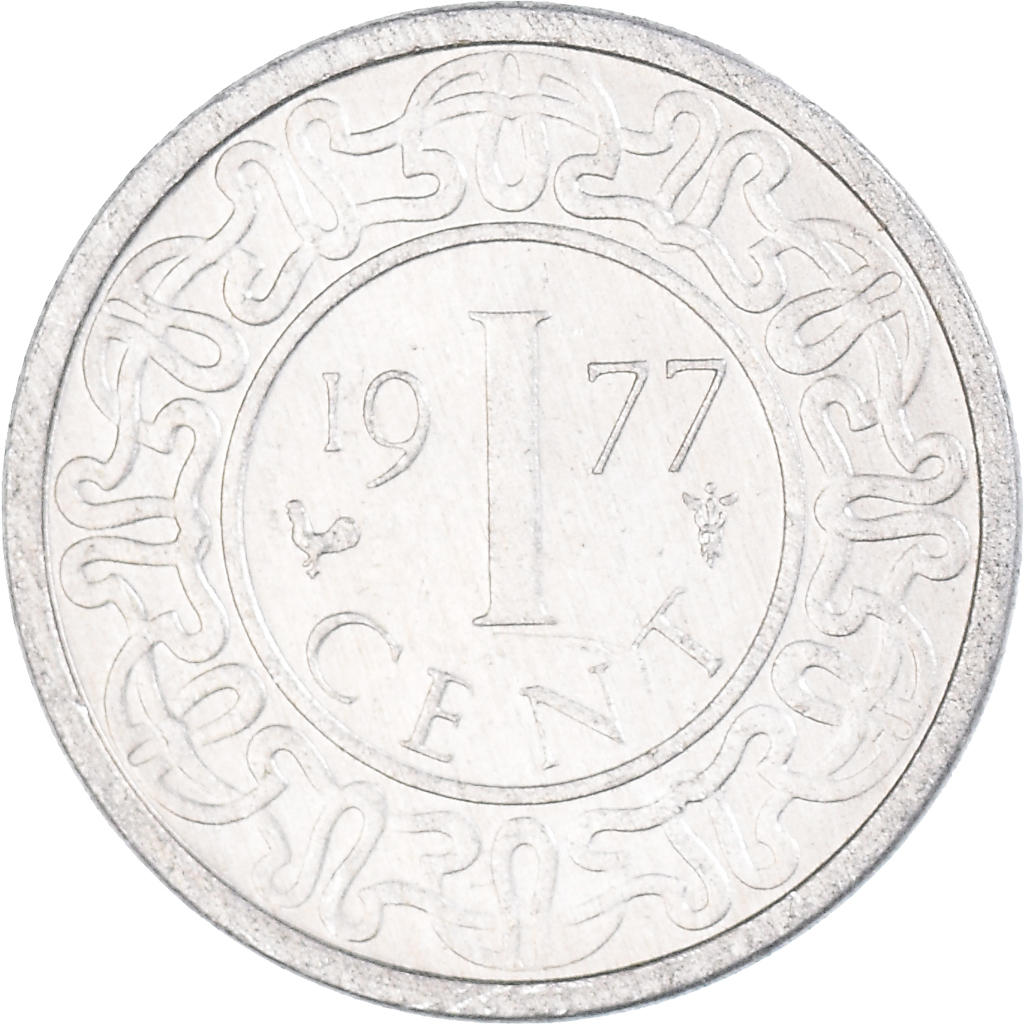 Coin, Surinam, Cent, 1977