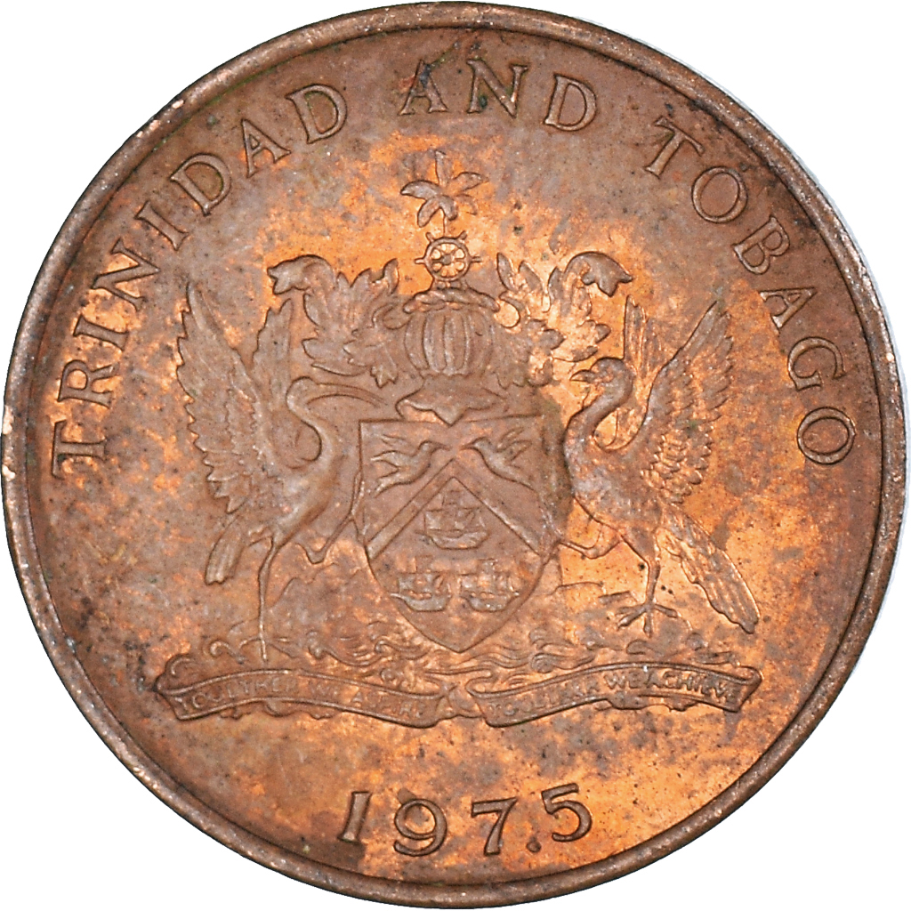 Moneda, TRINIDAD & TOBAGO, Cent, 1975