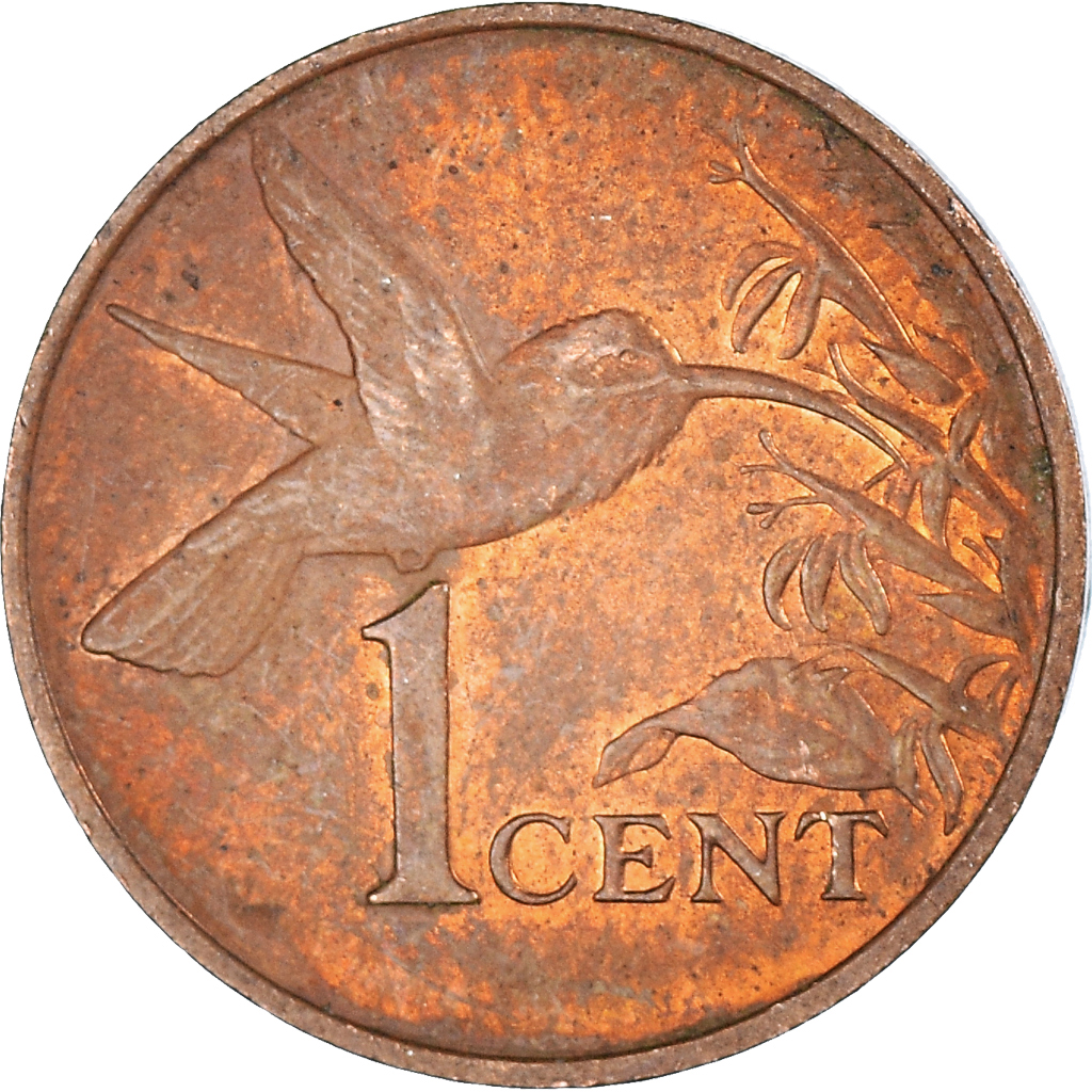 Moneda, TRINIDAD & TOBAGO, Cent, 1975