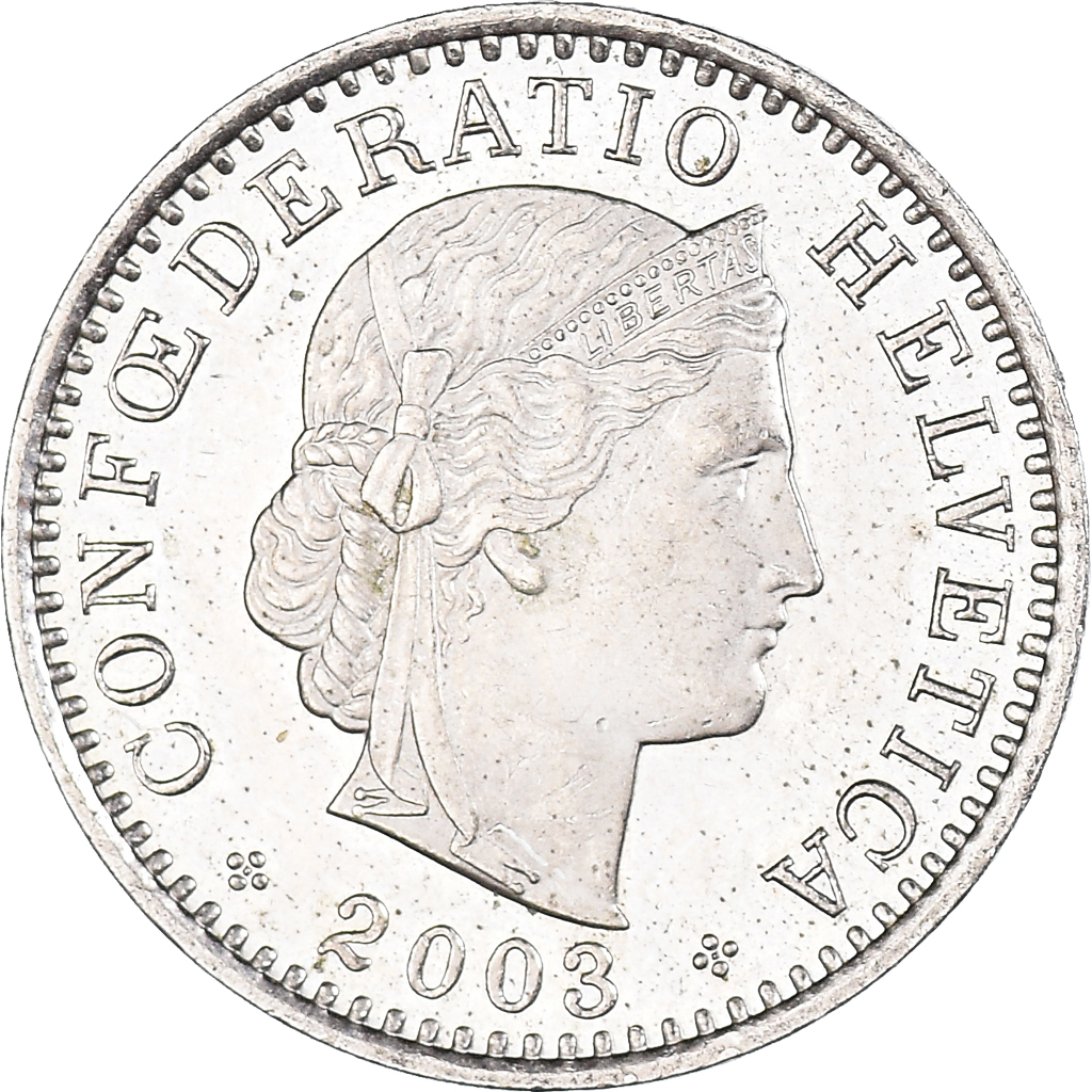 Coin, Switzerland, 20 Rappen, 2003