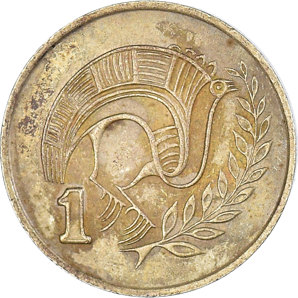Moneda, Chipre, Cent, 1988