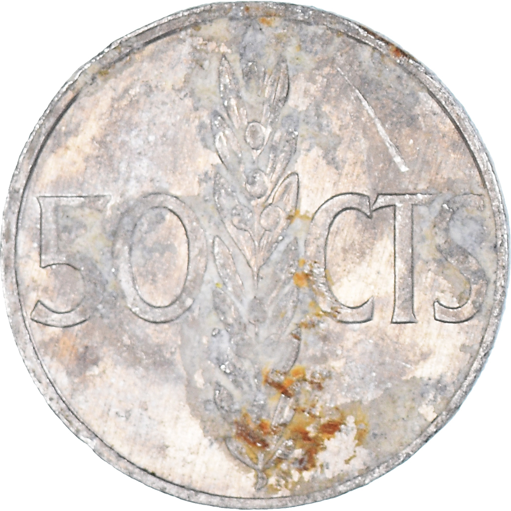 Moneda, España, 50 Centimos, 1967