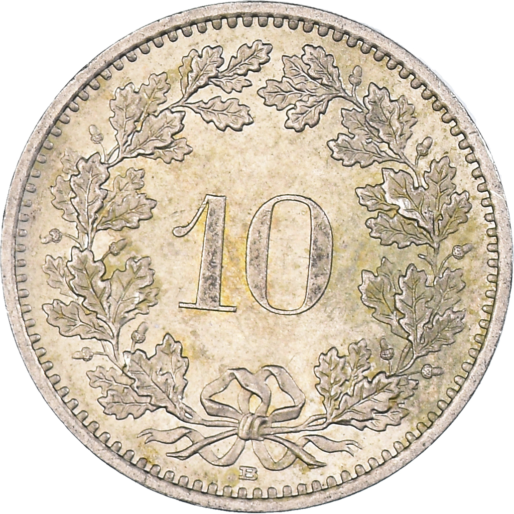 Moneda, Suiza, 10 Rappen, 1994