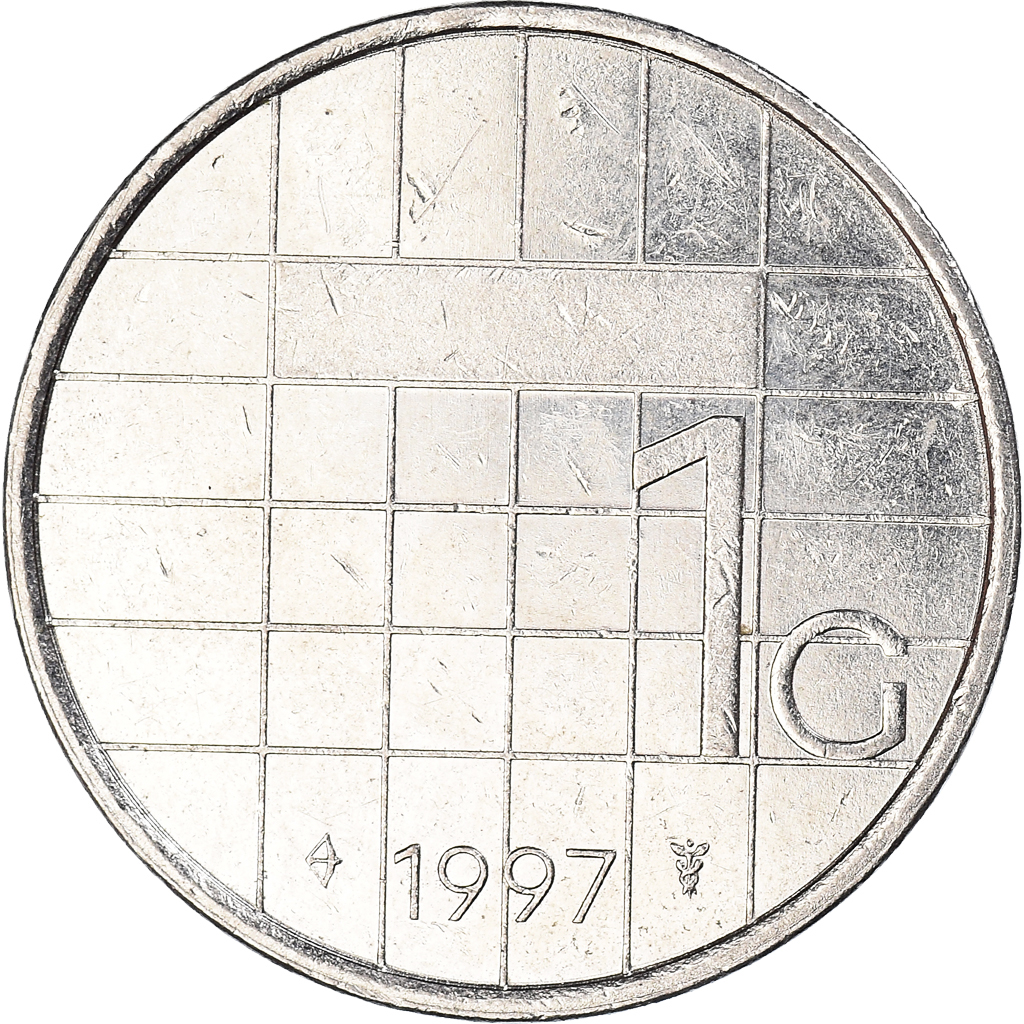 Moneda, Países Bajos, Gulden, 1997