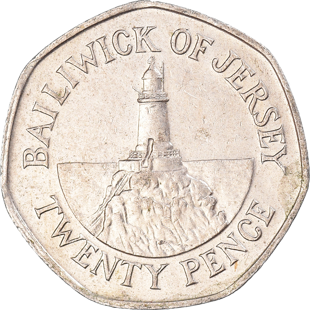 Coin, Jersey, 20 Pence, 1997