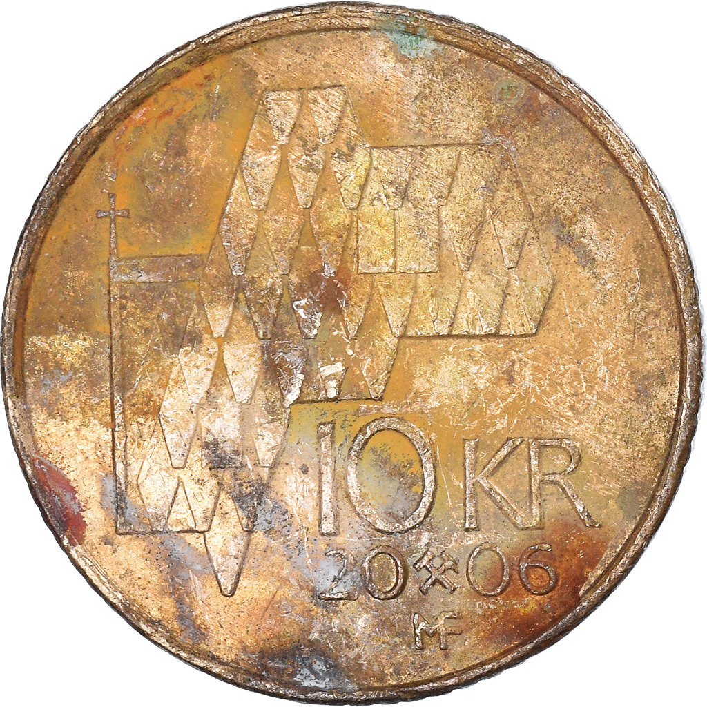 Moneda, Noruega, 10 Kroner, 2006