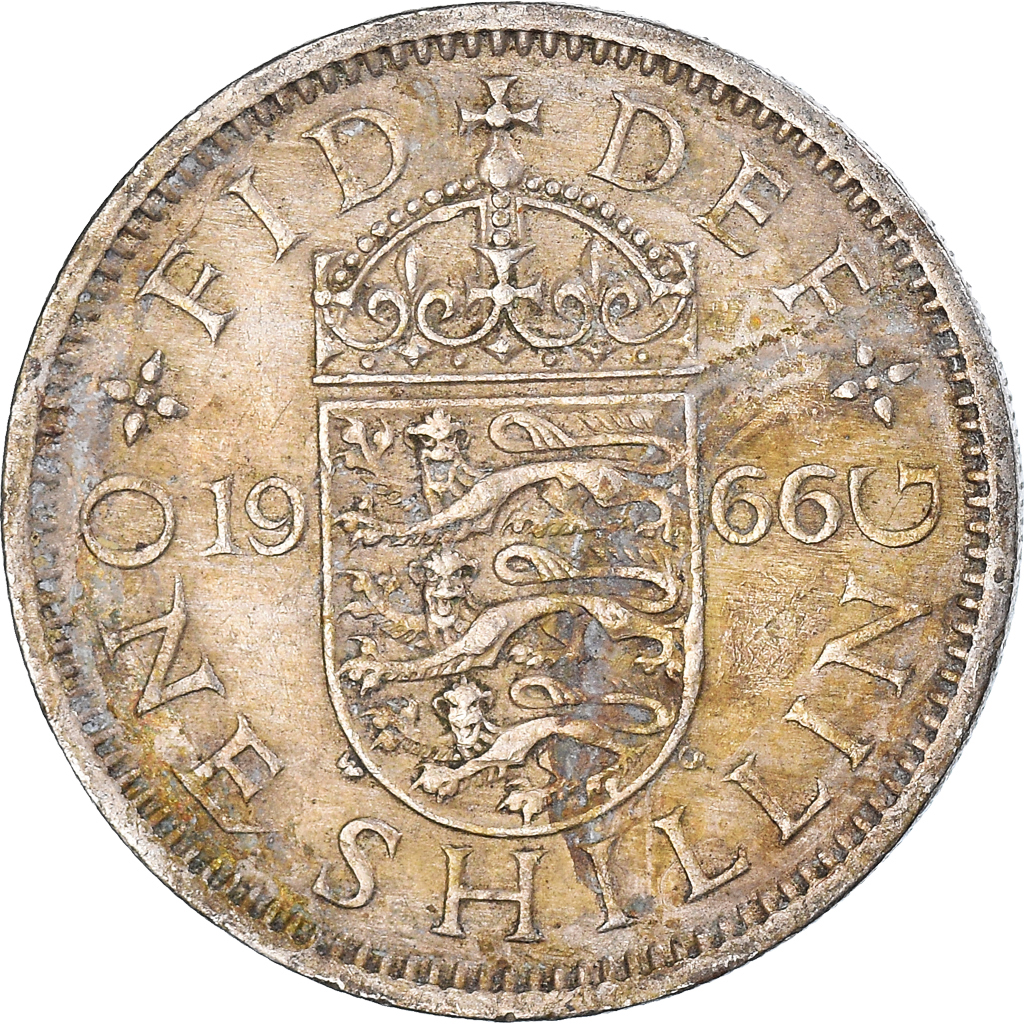 Moneda, Gran Bretaña, Shilling, 1966