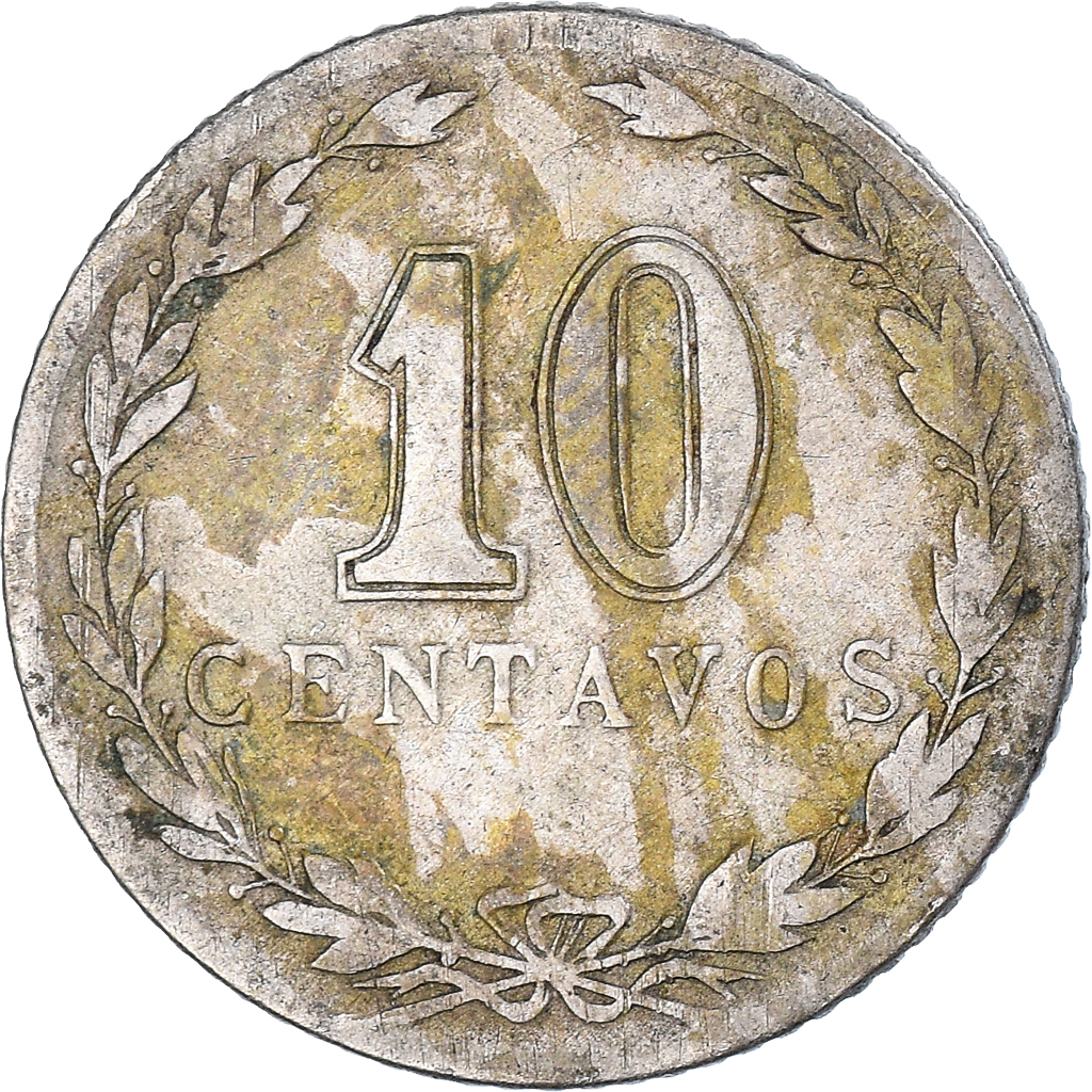 Coin, Argentina, 10 Centavos, 1922