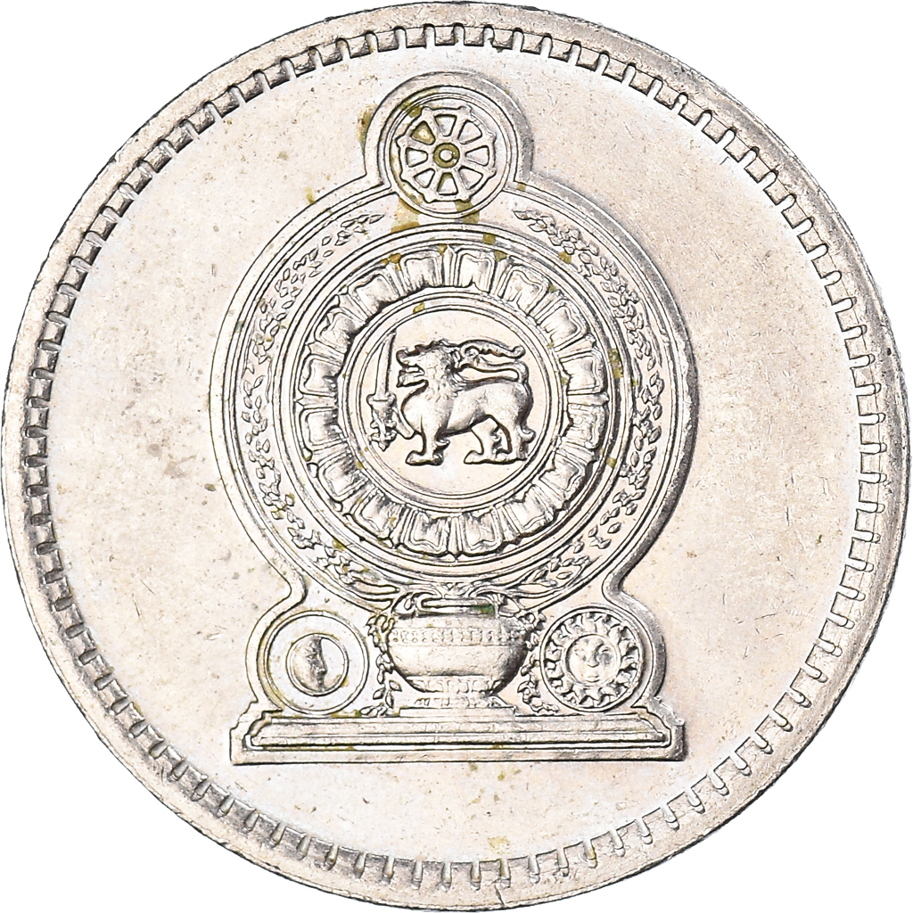 Moneda, Sri Lanka, 50 Cents, 1982