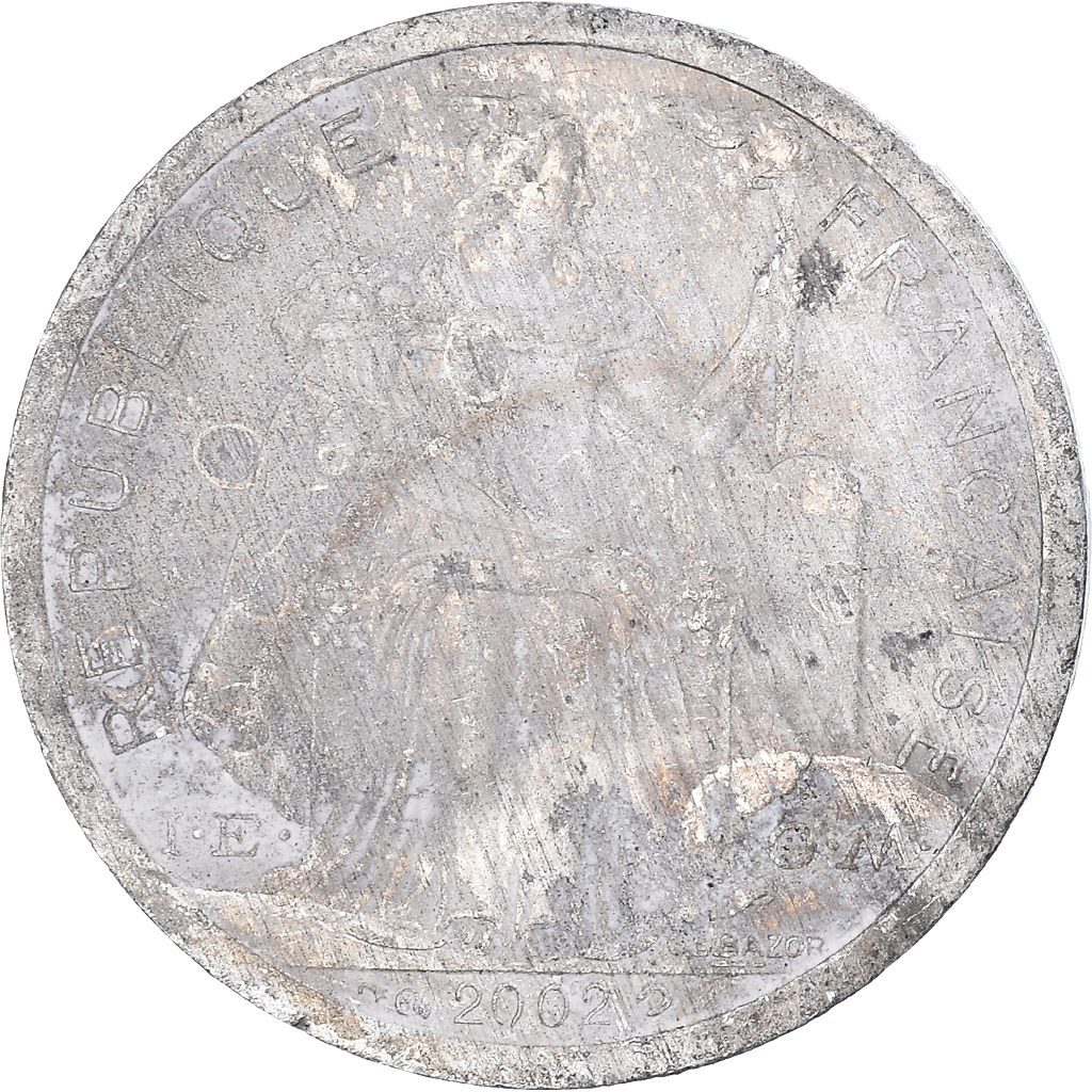 Moneda, Polinesia francesa, Franc, 2002